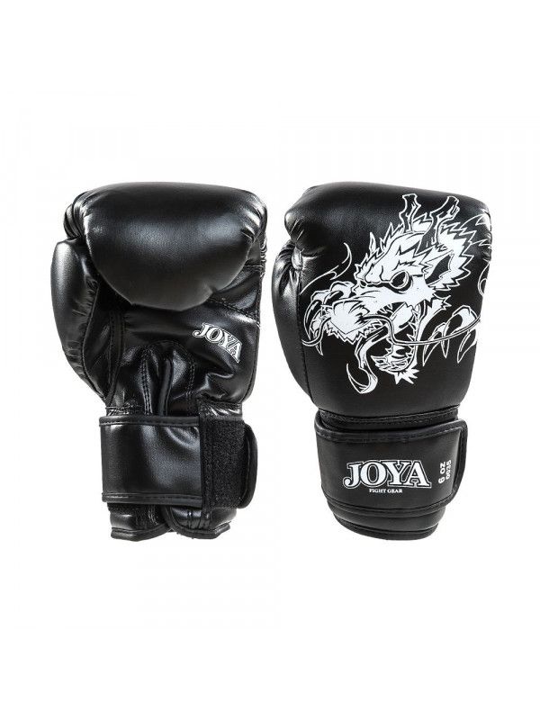 Joya (Kick)bokshandschoenen kids - PU leer - Witte draak