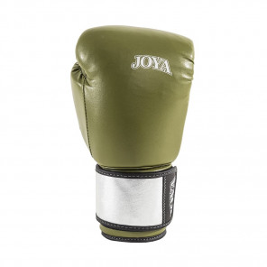 Joya Top One (Kick)bokshandschoenen dames - PU leer - Groen met Zilver
