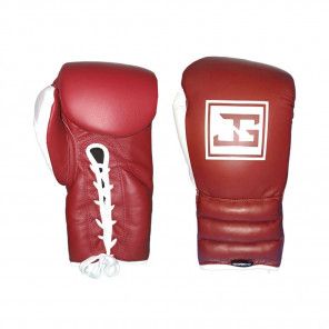 Joyagear Classic Lace Kickboxing Gloves - Red