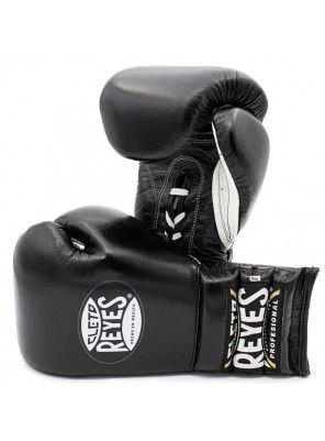 Cleto Reyes Traditional lace Sparring gloves – Black