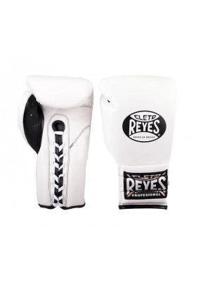 Cleto Reyes Traditional lace Sparring gloves – White