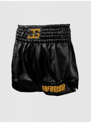 JGxEnfusion Inflict Muay Thai Short – Black/Gold