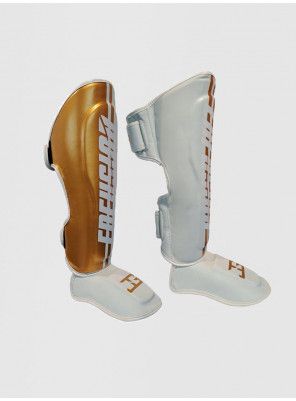 JGxEnfusion Inflict Shinguards – White/Gold