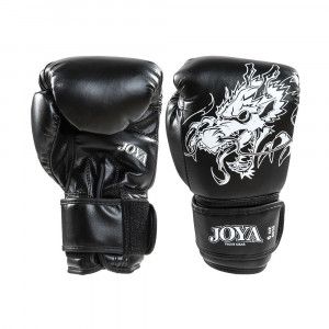 Joya (Kick)bokshandschoenen kids - PU leer - Witte draak