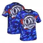 Joya T-shirt Camo Blauw